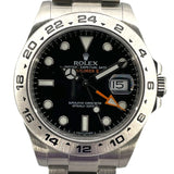 ロレックス ROLEX エクスプローラー2 216570 ブラック SS 自動巻き メンズ 腕時計
