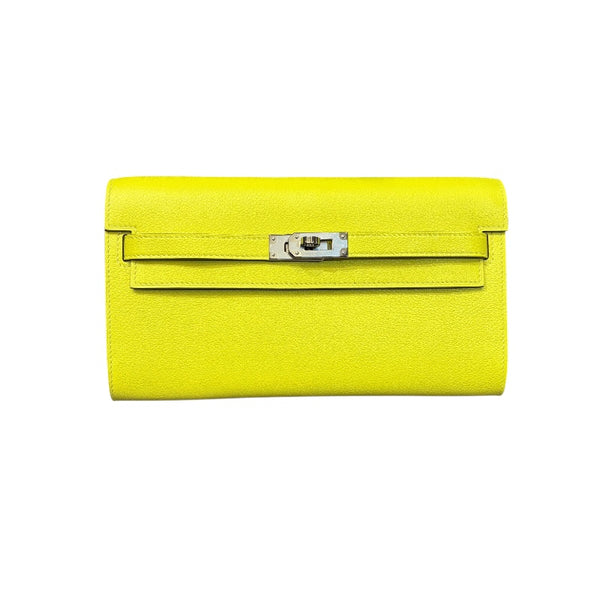 エルメス HERMES ケリートゥーゴー B刻 ライム シルバー金具 エバーカラー レディース ショルダーバッグ