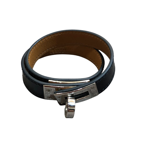 HERMES エルメス ケリー レザー ブレスレット ドゥブルトゥール