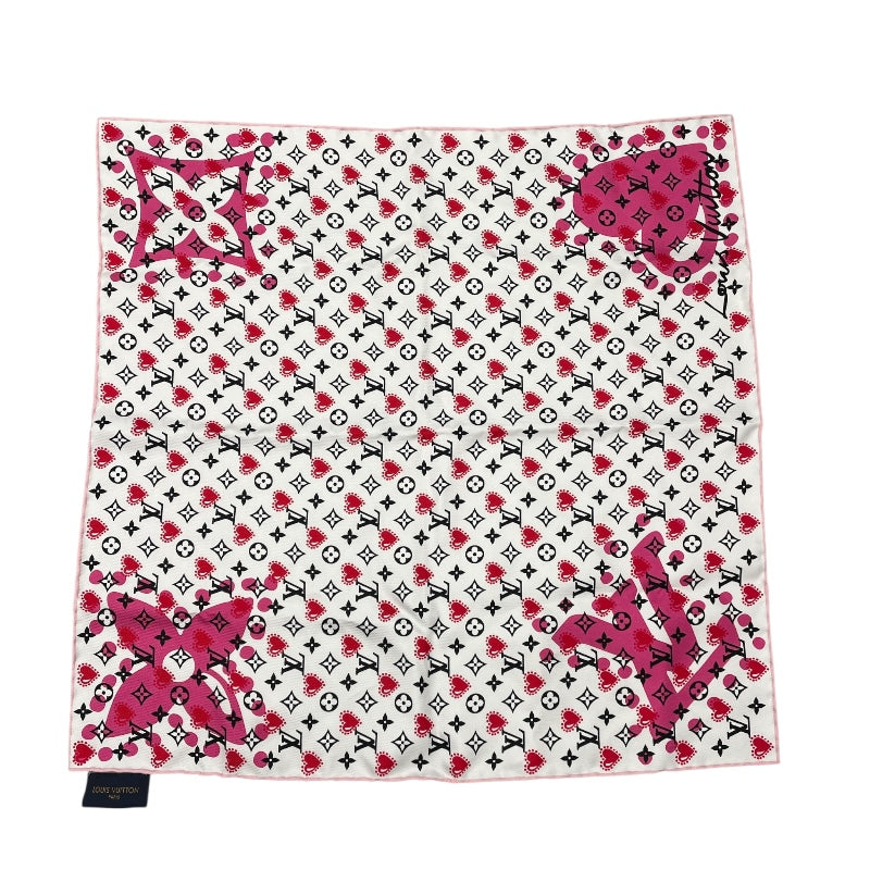 ルイ・ヴィトン LOUIS VUITTON カレ バンダナ M77354 マルチカラー シルク レディース スカーフ