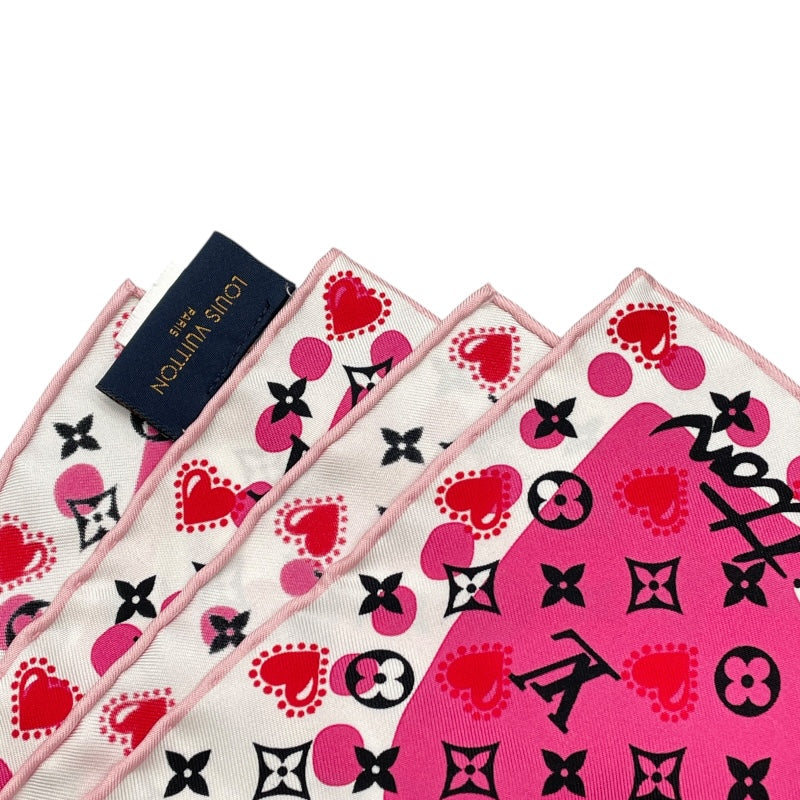 ルイ・ヴィトン LOUIS VUITTON カレ バンダナ M77354 マルチ