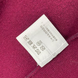 シャネル CHANEL ココマーク総柄カシミヤカーディガン P72997 ワインレッド カシミヤ レディース カーディガン
