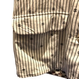 シャネル CHANEL ココマーク総柄ショートスリーブジャケット P70701 ホワイト コットン レディース テーラードジャケット