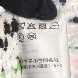シャネル CHANEL ココマーク総柄ショートスリーブジャケット P70701 ホワイト コットン レディース テーラードジャケット