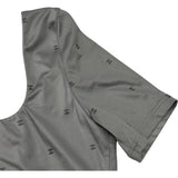 シャネル CHANEL ココマーク総柄ショートスリープトップス P76232 グレー ポリアミド レディース その他トップス