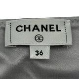 シャネル CHANEL ココマーク総柄ショートスリープトップス P76232 グレー ポリアミド レディース その他トップス