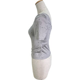 シャネル CHANEL ココマーク総柄ショートスリープトップス P76232 グレー ポリアミド レディース その他トップス