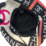シャネル CHANEL ココマーク総柄バケットハット ブラック・ホワイト・ピンク コットン コットン ユニセックス その他ファッション雑貨
