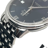 オメガ OMEGA デビル プレステージ コーアクシャル 36.8mm 424.10.37.20.03.001 ブルー SS 自動巻き メンズ 腕時計