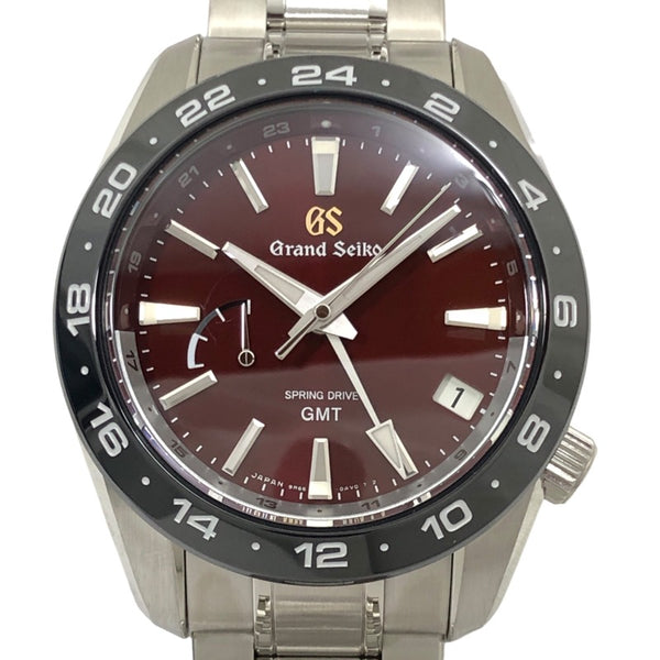 グランドセイコー Grand Seiko スポーツコレクション キャリバー9Ｒ SBGE305 ワインレッド SS メンズ 腕時計