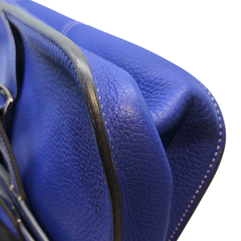 エルメス HERMES アルザン31 A刻 ブルーエレクトリック・シルバー金具 トリヨン レディース ショルダーバッグ