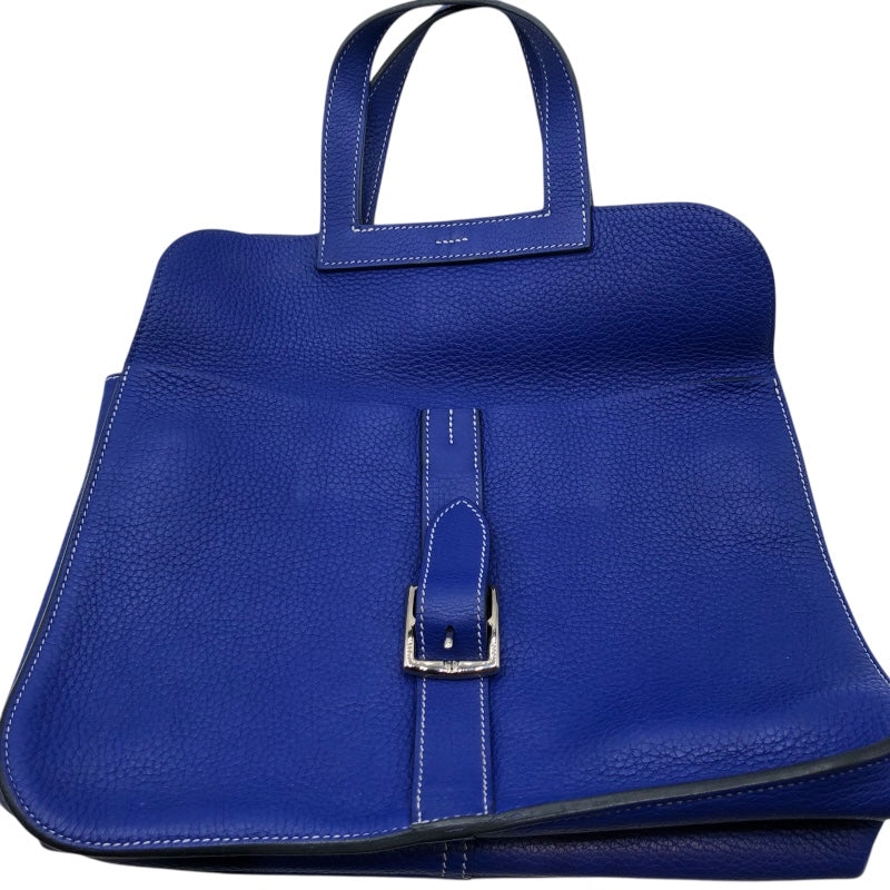 エルメス HERMES アルザン31 A刻 ブルーエレクトリック・シルバー金具 トリヨン レディース ショルダーバッグ