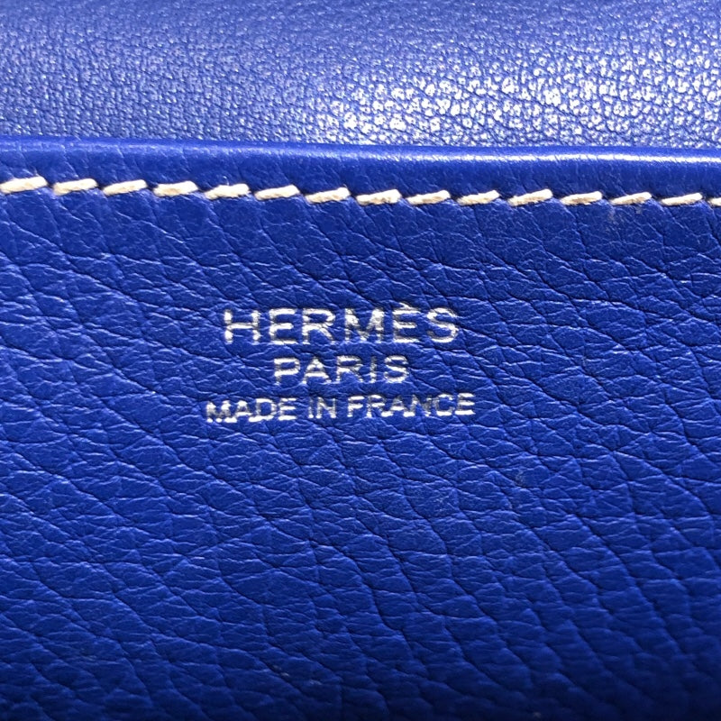エルメス HERMES アルザン31 A刻 ブルーエレクトリック・シルバー金具 トリヨン レディース ショルダーバッグ