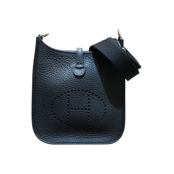 エルメス HERMES エヴリンTPM K刻印 ブラック・シルバー金具 トリヨン レディース ショルダーバッグ
