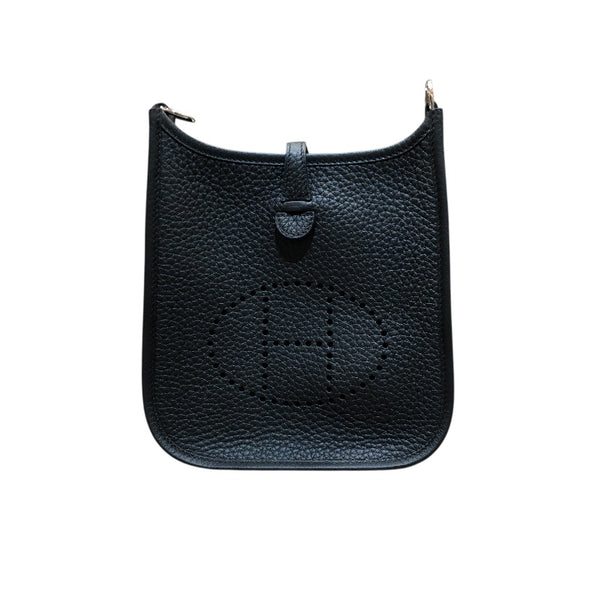 エルメス HERMES エヴリンTPM K刻印 ブラック・シルバー金具 トリヨン レディース ショルダーバッグ