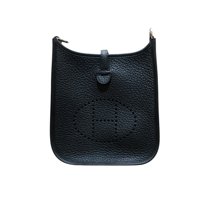 エルメス HERMES エヴリンTPM K刻印 ブラック・シルバー金具 トリヨン レディース ショルダーバッグ