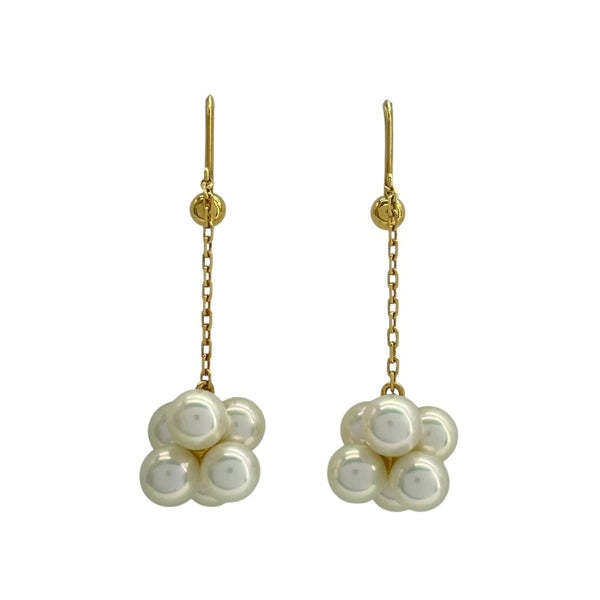 ミキモト MIKIMOTO K18　パールイヤリング K18YG ジュエリー