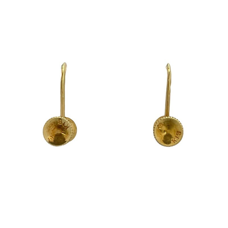ミキモト MIKIMOTO K18　パールイヤリング K18YG ジュエリー