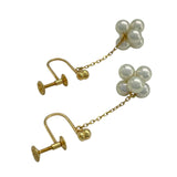 ミキモト MIKIMOTO K18　パールイヤリング K18YG ジュエリー