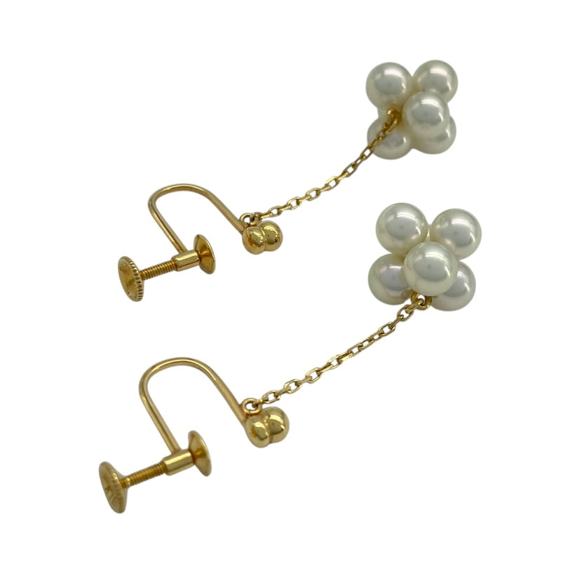 ミキモト MIKIMOTO K18　パールイヤリング K18YG ジュエリー