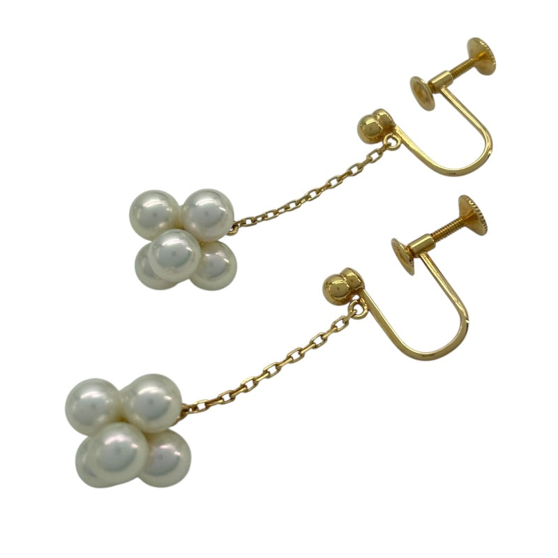 ミキモト MIKIMOTO K18　パールイヤリング K18YG ジュエリー
