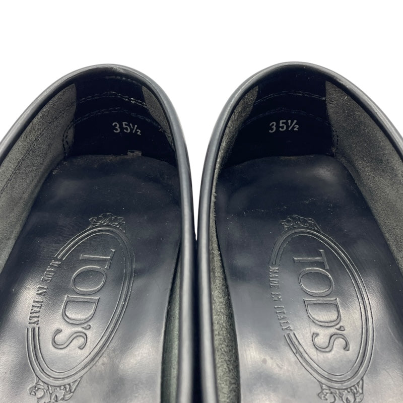 トッズ TOD’S コインレザーローファー ブラック レディース ローファー