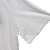 フェンディ FENDI Fロゴパッチ半袖Tシャツ FY1217 ホワイト コットン メンズ 半袖Ｔシャツ