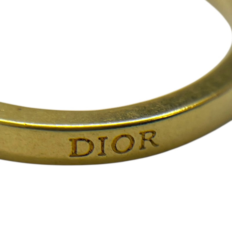 クリスチャン・ディオール Christian Dior コード3連リング ゴールド/パープル メタル アクセサリー