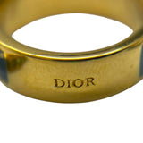 クリスチャン・ディオール Christian Dior コード3連リング ゴールド/ブルー メタル アクセサリー