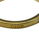 クリスチャン・ディオール Christian Dior コード3連リング ゴールド/ブルー メタル アクセサリー