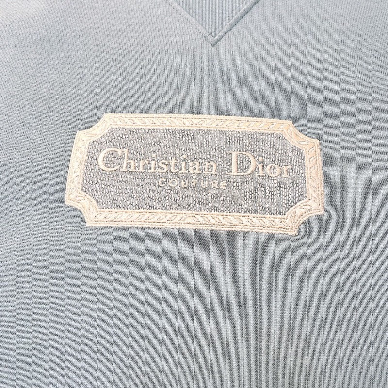 クリスチャン・ディオール Christian Dior COUTURE　ロゴ刺繡スウェットシャツ 343J694A0531 コットン メンズ スウェット