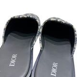 クリスチャン・ディオール Christian Dior オブリーク柄キャンバスミュールサンダル 3SA097ZJU ネイビー キャンバス メンズ サンダル