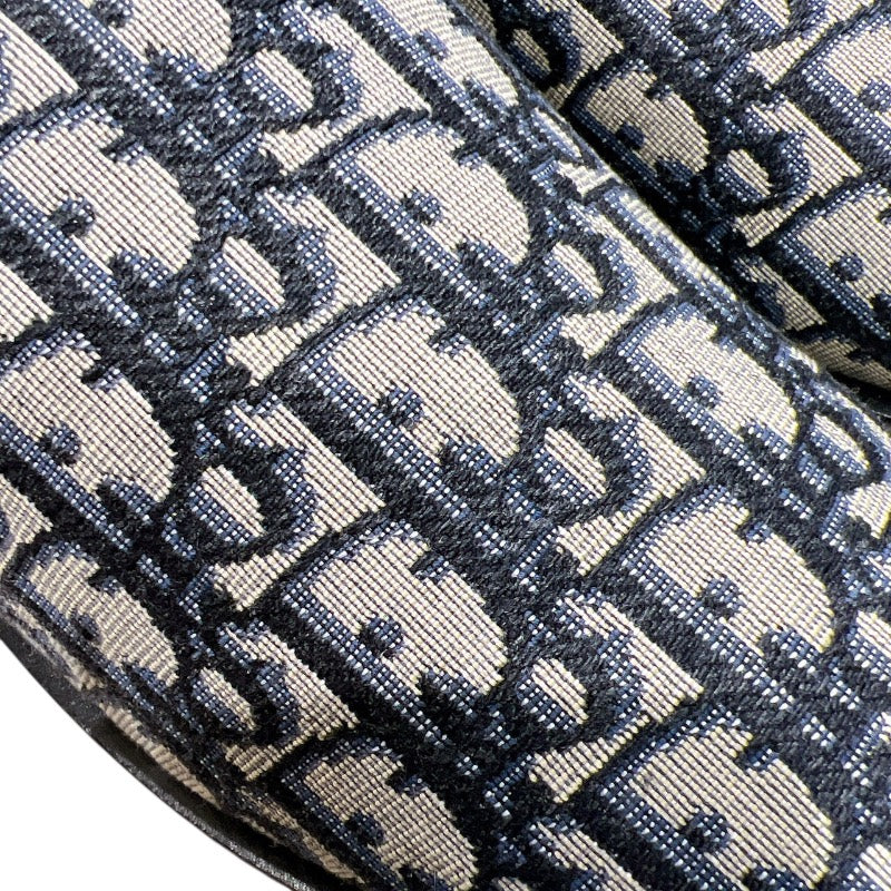クリスチャン・ディオール Christian Dior オブリーク柄キャンバスミュールサンダル 3SA097ZJU ネイビー キャンバス メンズ サンダル