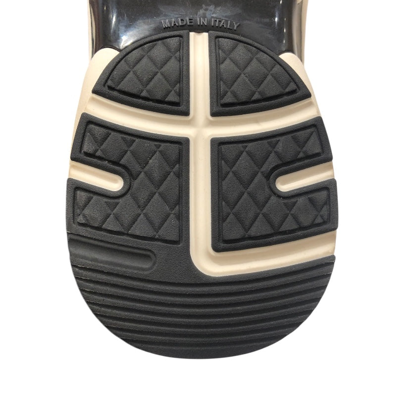 シャネル CHANEL ココマークグラデーションスニーカー G46086 アイボリー レザー レザー レディース スニーカー