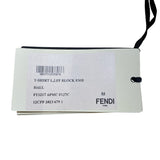 フェンディ FENDI エンボスロゴTシャツ 2023SS FY1217 コットン100％ メンズ 半袖Ｔシャツ