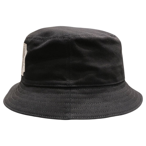 クリスチャン・ディオール Christian Dior ロゴ刺繍バケットハット 243C907E4511 ブラック コットン メンズ その他ファッション雑貨
