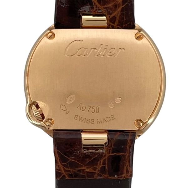 カルティエ Cartier バロン ブラン ドゥ カルティエ WGBL0004 シルバー K18PG 自動巻き レディース 腕時計
