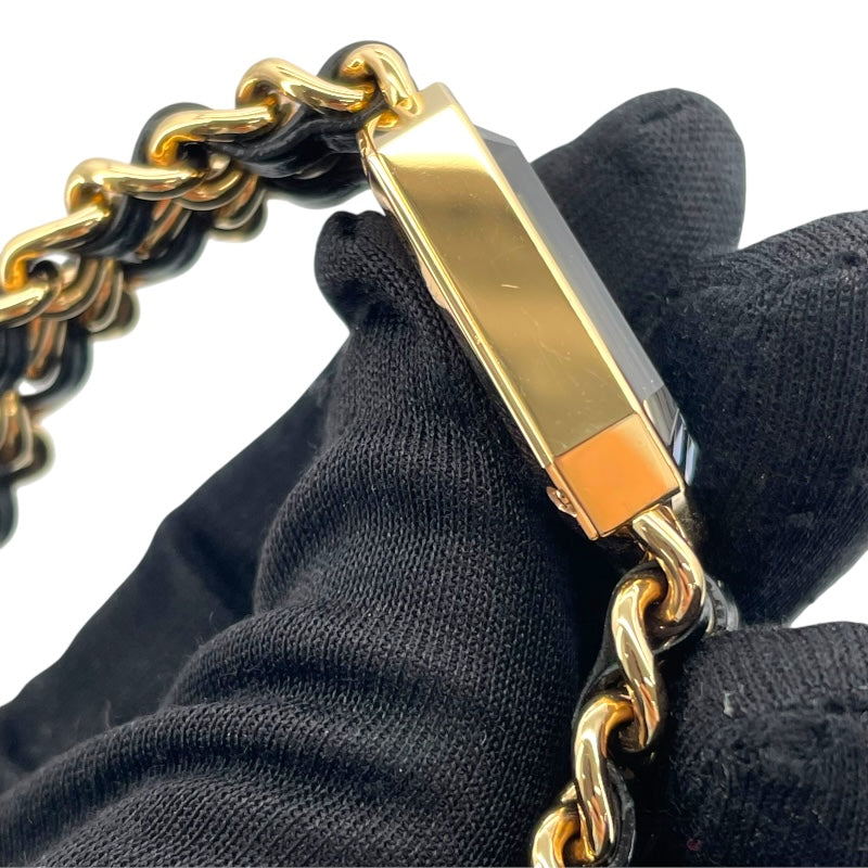 シャネル CHANEL プルミエール オリジナル エディション H6951 ブラック GP クオーツ レディース 腕時計