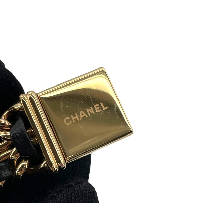 シャネル CHANEL プルミエール オリジナル エディション H6951 ブラック GP クオーツ レディース 腕時計