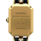 シャネル CHANEL プルミエール オリジナル エディション H6951 ブラック GP クオーツ レディース 腕時計