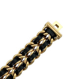 シャネル CHANEL プルミエール オリジナル エディション H6951 ブラック GP クオーツ レディース 腕時計