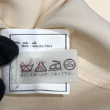 シャネル CHANEL ココマークボタンブラウスノースリーブブラウス アイボリー シルク レディース ブラウス