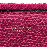 ヴァレクストラ VALEXTRA フラグメントケース マジェンダ・ゴールド金具 カーフ カーフ レディース カードケース