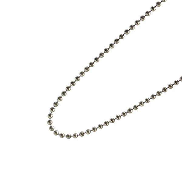 ティファニー TIFFANY＆CO ボールチェーンロングネックレス シルバー SV925 ジュエリー