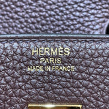 エルメス HERMES バーキン30 Z刻印 ルージュセリエ・ゴールド金具 トゴ レディース ハンドバッグ
