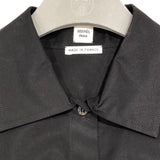 エルメス HERMES ノースリーブシャウワンピース 3E0565DT ブラック コットン コットン レディース ワンピース