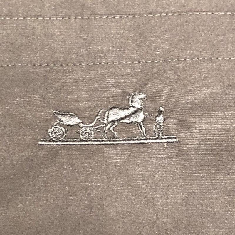 エルメス HERMES ノースリーブシャウワンピース 3E0565DT ブラック コットン コットン レディース ワンピース