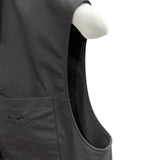 エルメス HERMES ノースリーブシャウワンピース 3E0565DT ブラック コットン コットン レディース ワンピース