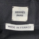 エルメス HERMES ノースリーブシャウワンピース 3E0565DT ブラック コットン コットン レディース ワンピース