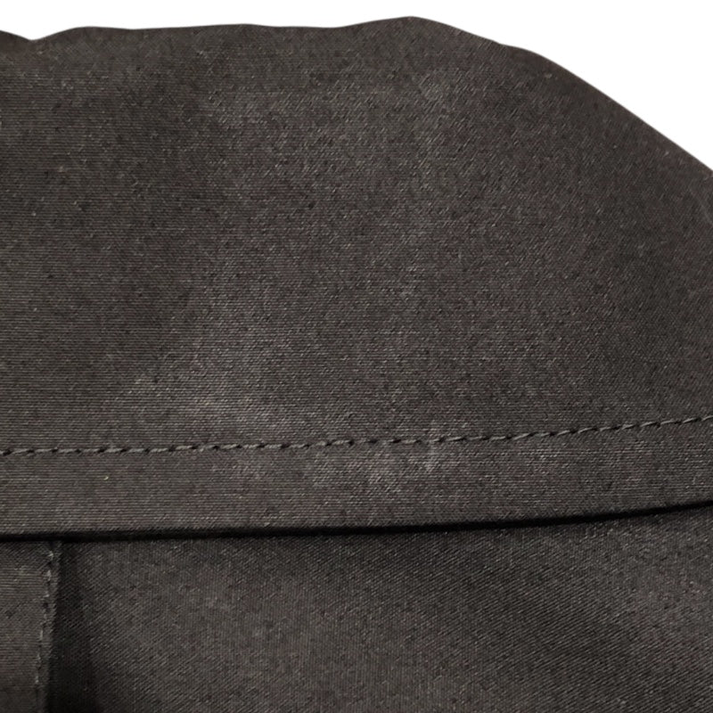 エルメス HERMES ノースリーブシャウワンピース 3E0565DT ブラック コットン コットン レディース ワンピース